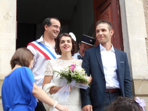 Cathy et Julien mariés