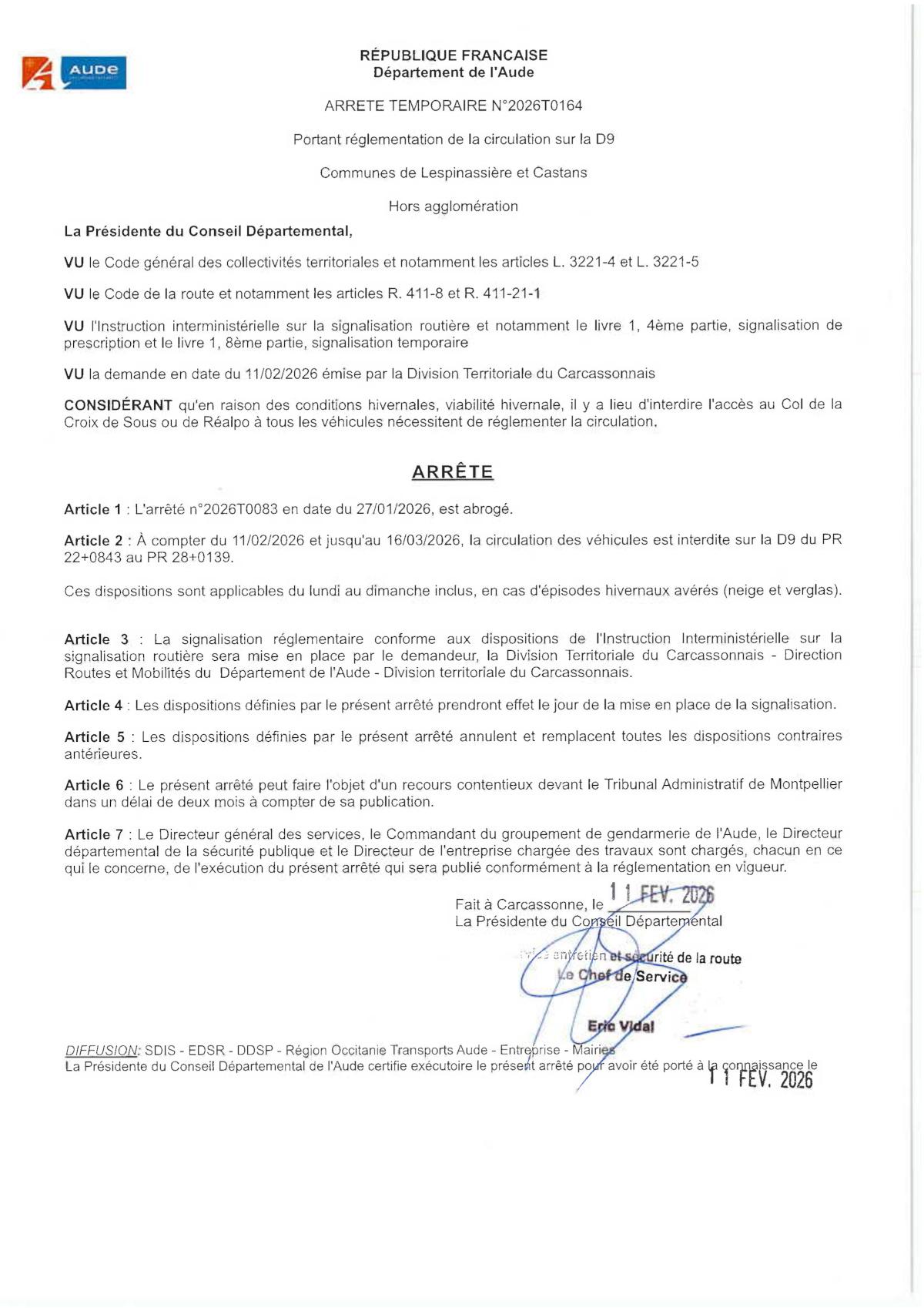 2026t0164 rd 9 lespinassiere castans