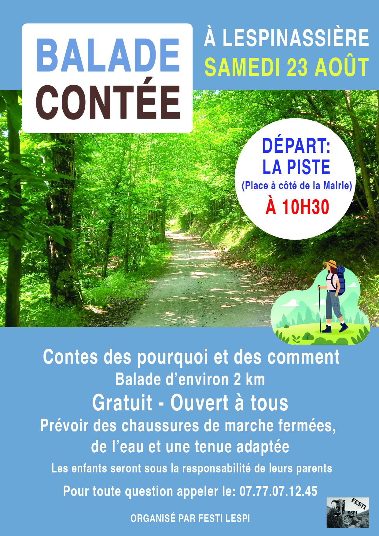 Affiche balade conte e