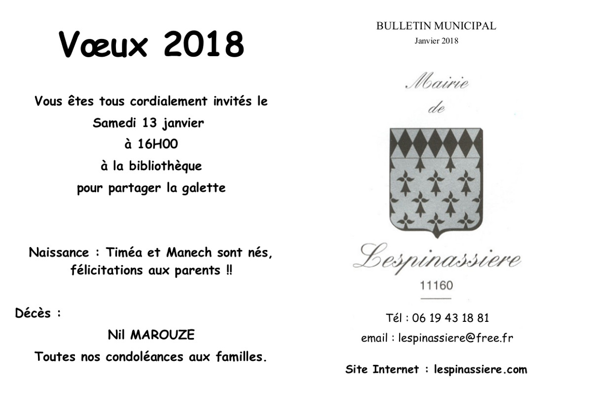 Bulletin janvier 2018 2