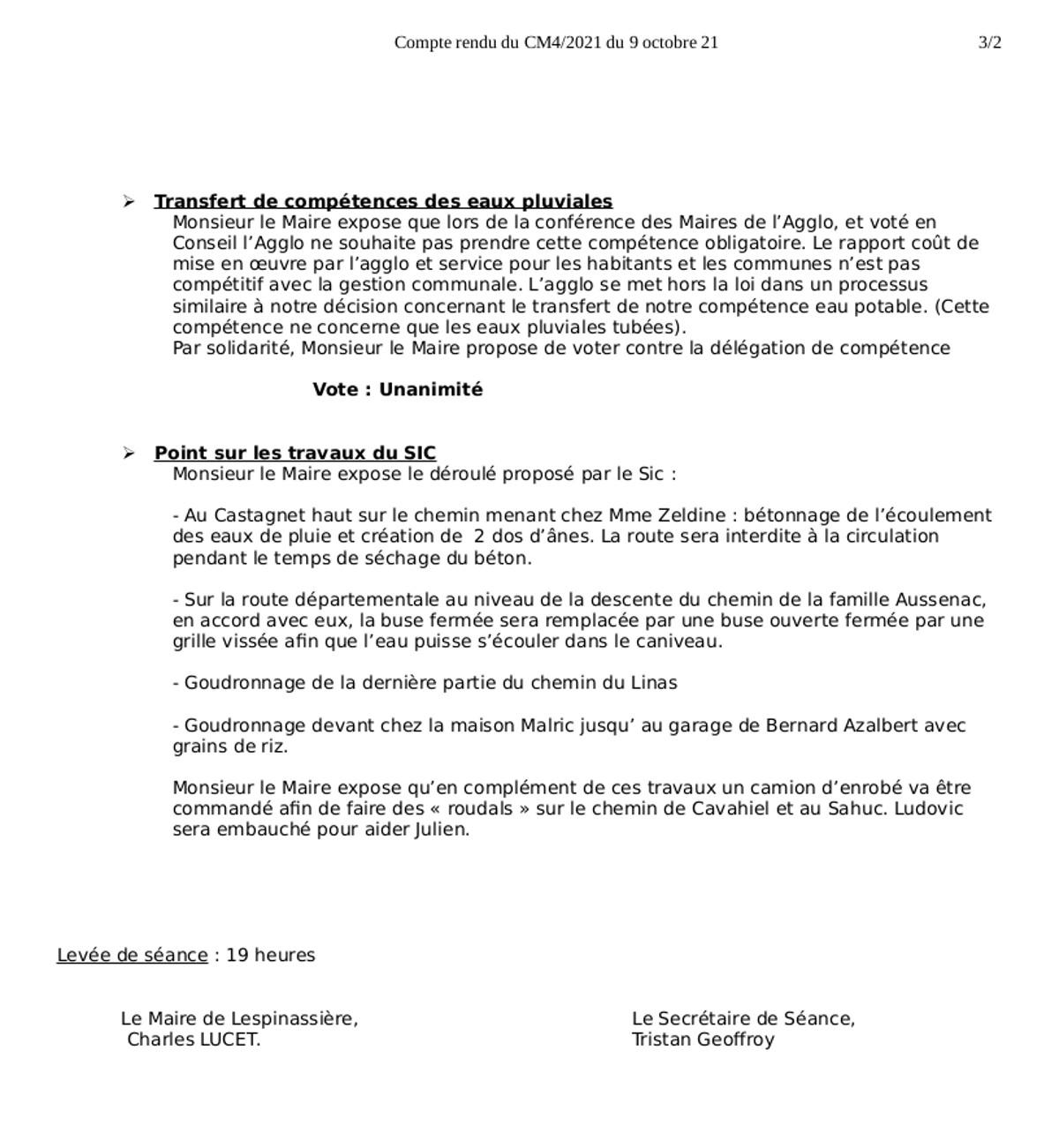 Compte rendu cm4 du 9 octobre 2021 3