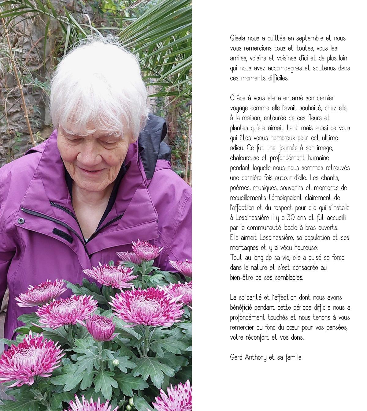 Gisela ii remerciement verso