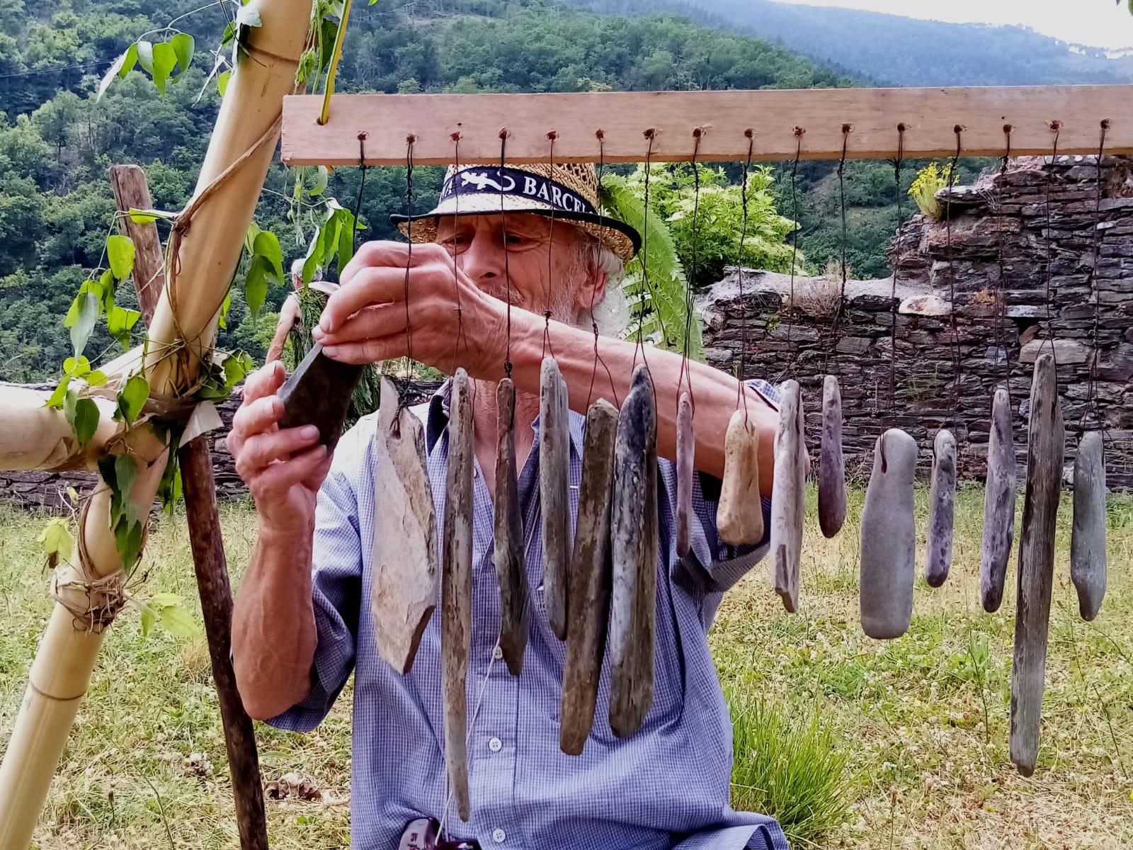 Gerd et son instrument à vent