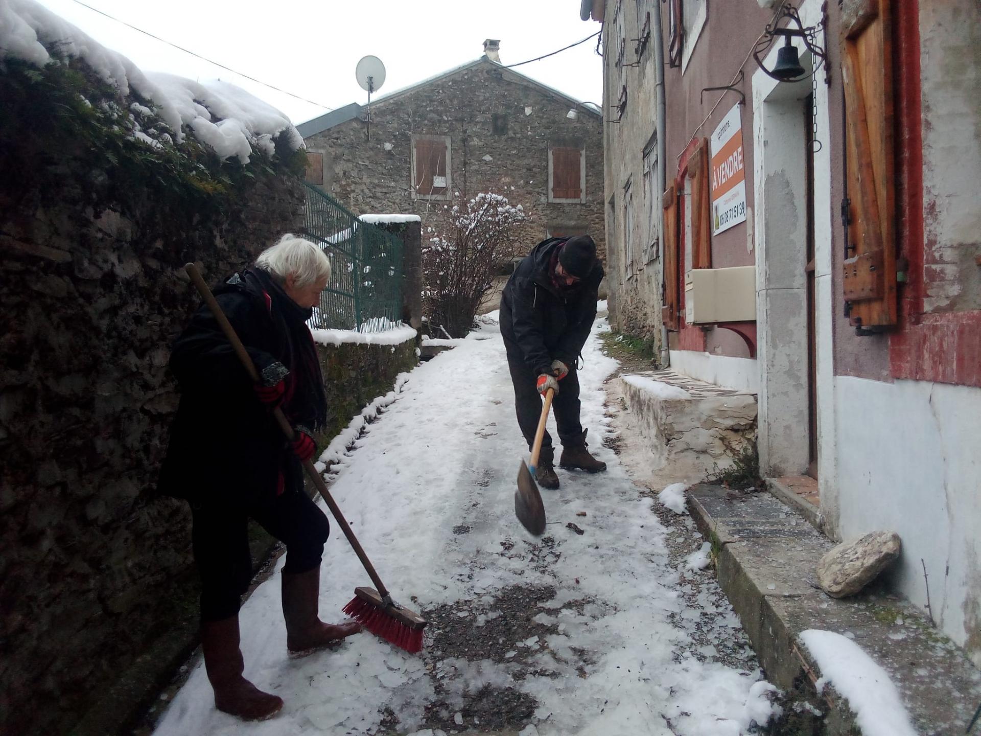 Montée vers la place