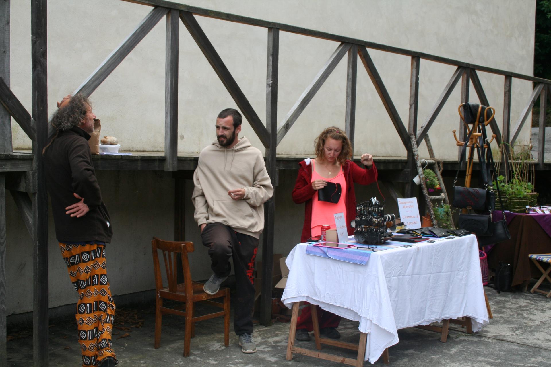 Pneus recyclés de Raphaël et Lucie