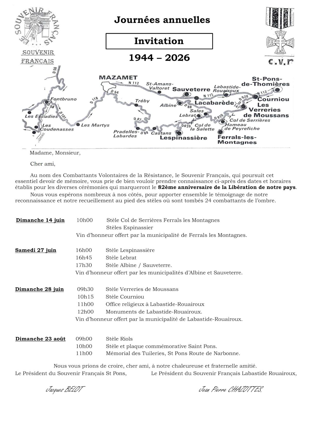 Journees annuelle resistance 2026 programme 4